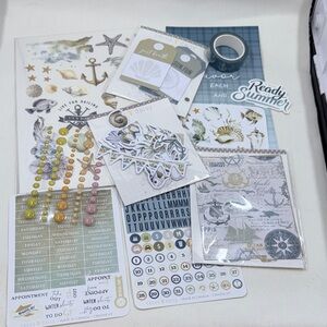 Cocoa Daisy July where The Sea Dreams Planning Stationary Kit *New